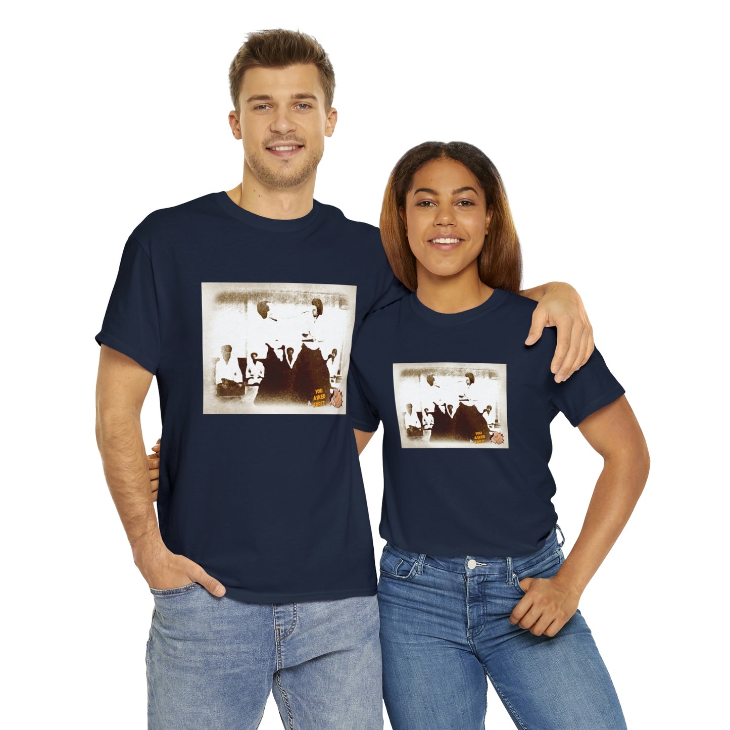 Aikido Old Photo Style - Unisex Heavy Cotton Tee