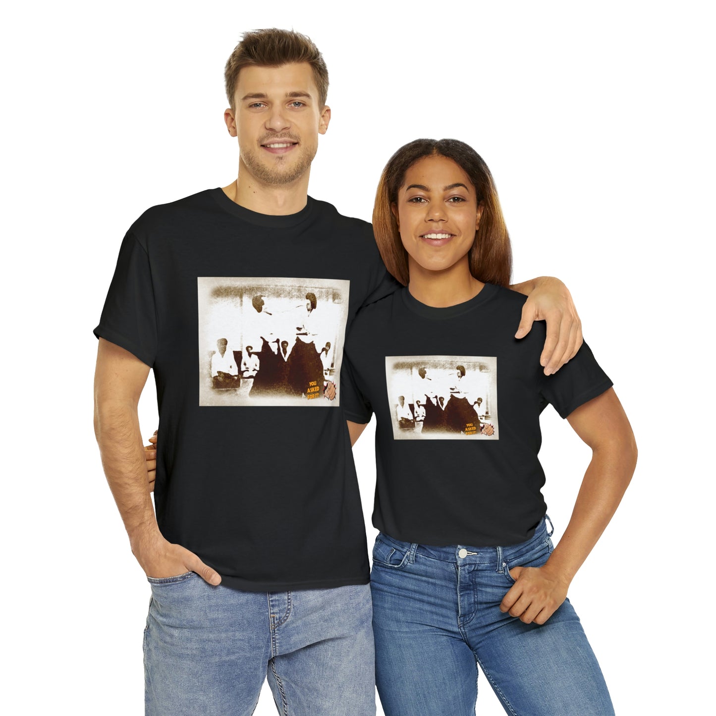 Aikido Old Photo Style - Unisex Heavy Cotton Tee