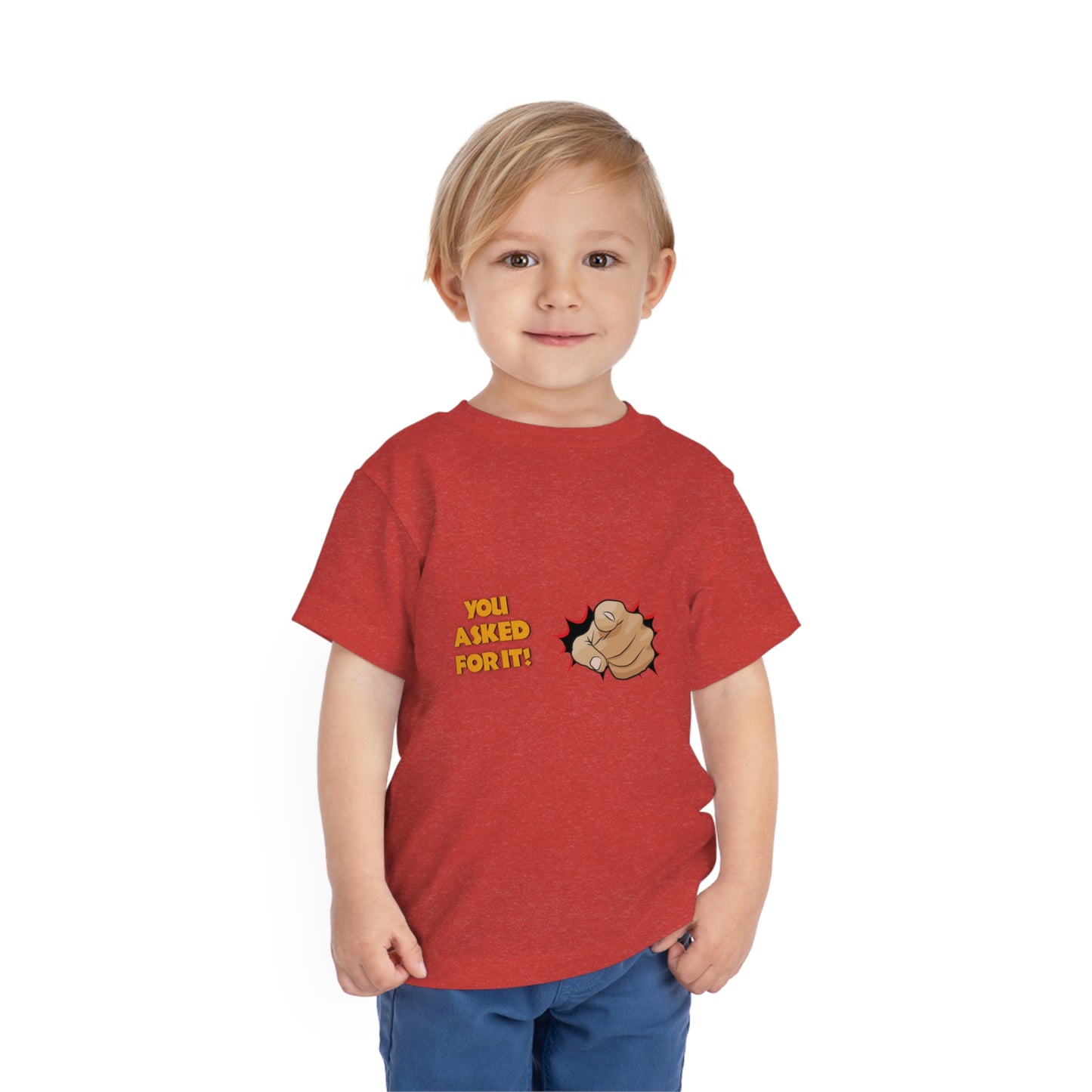YAFI Logo - Toddler Short Sleeve Tee Front & Back
