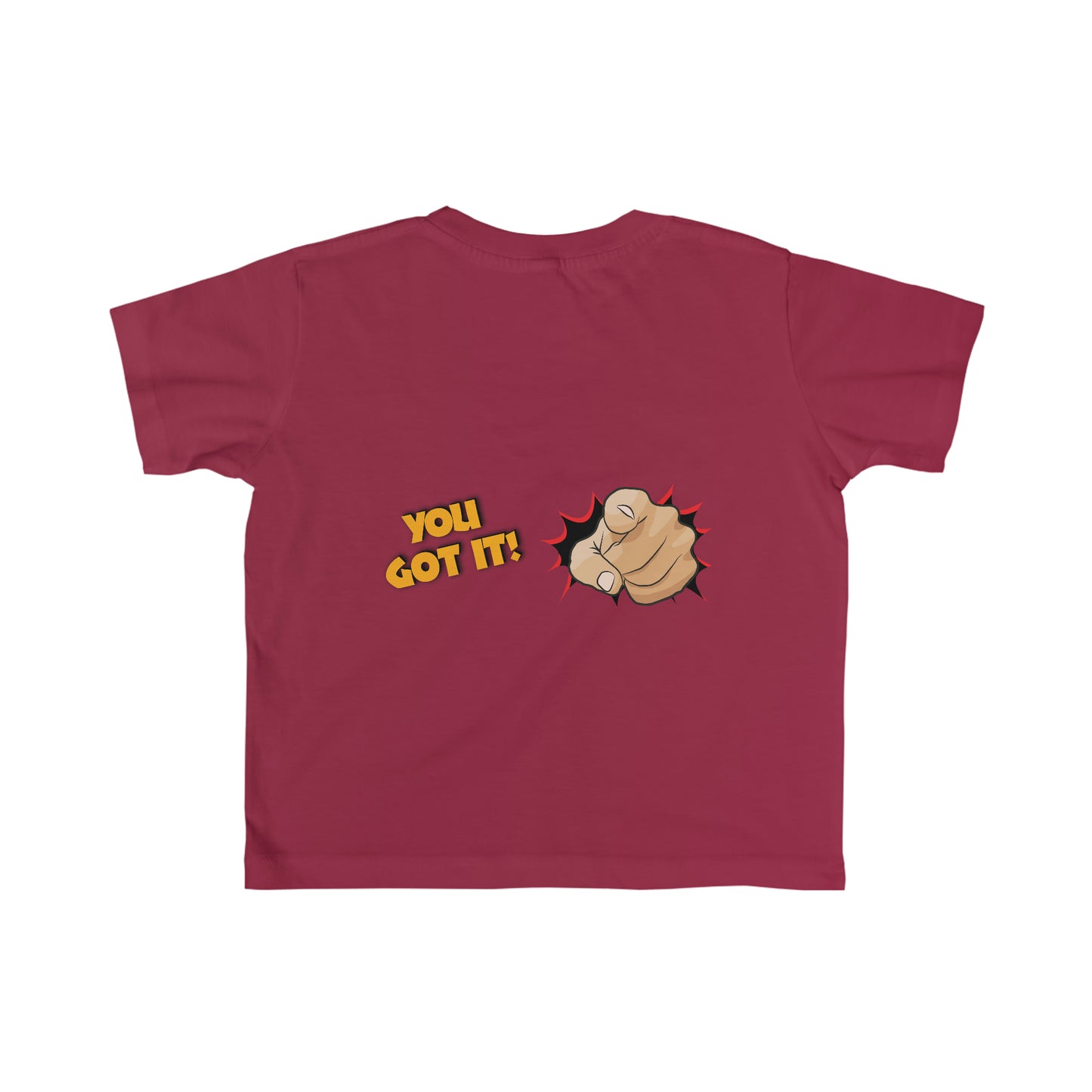 YAFI Logo - Kid's Fine Jersey Tee Front & Back