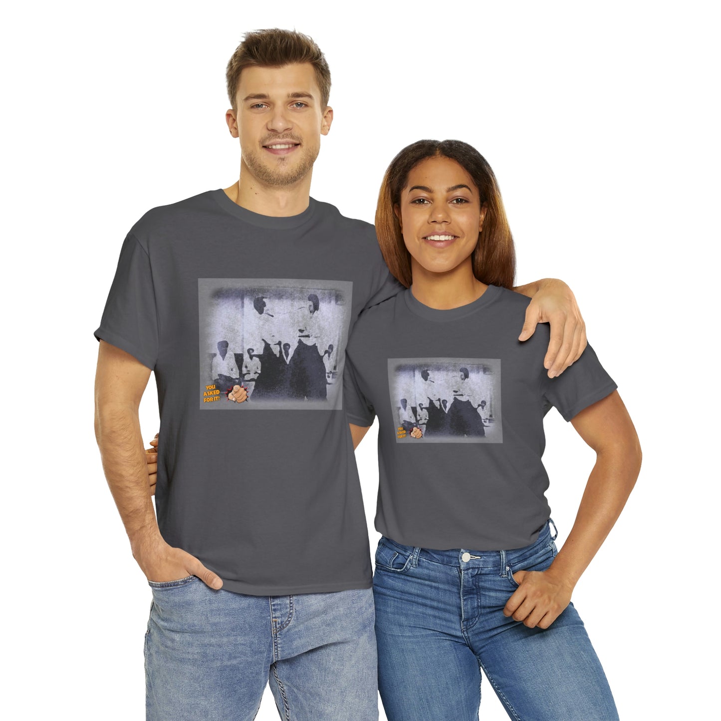 Aikido Stencil Style - Unisex Heavy Cotton Tee