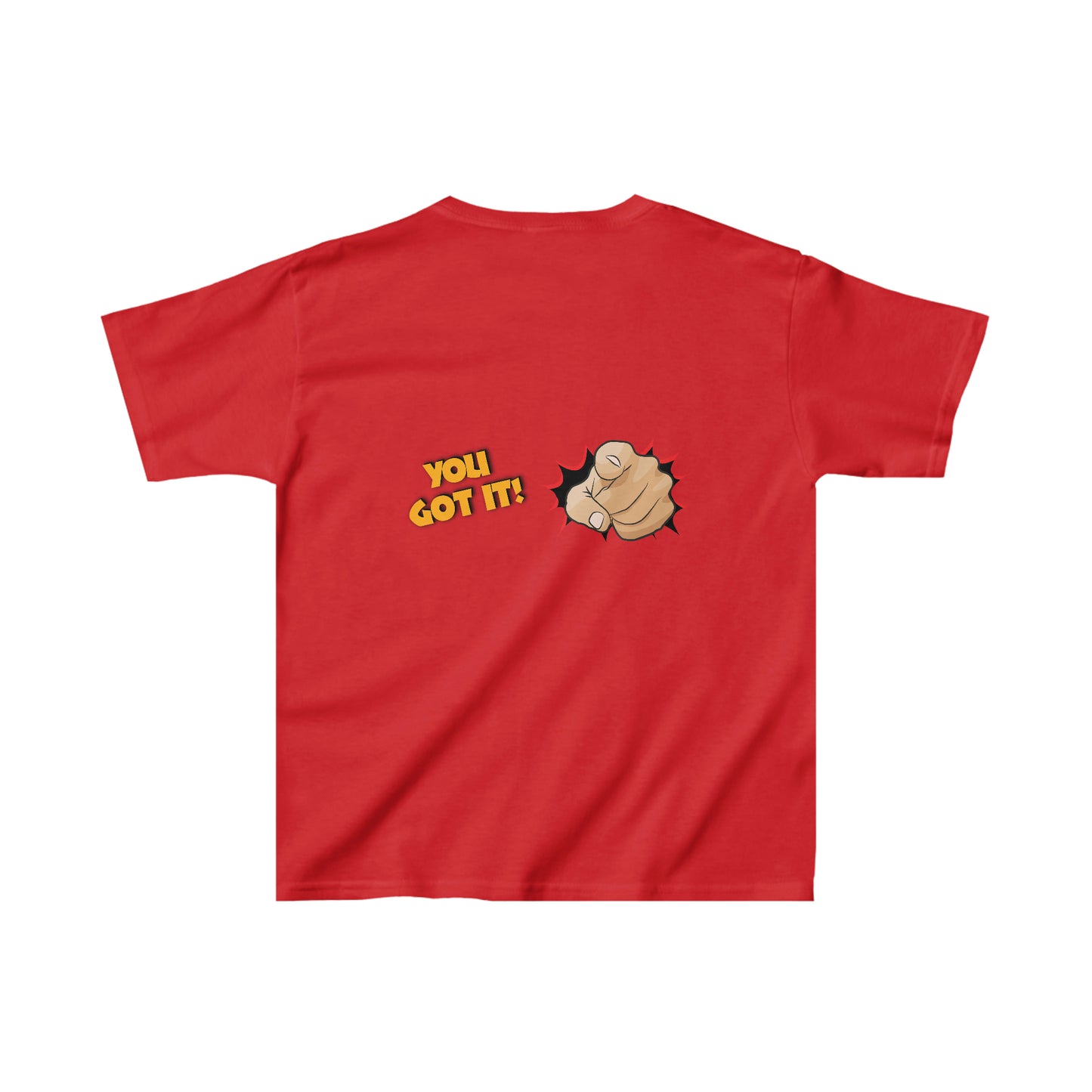 YAFI Logo - Kids Heavy Cotton™ Tee Front & Back