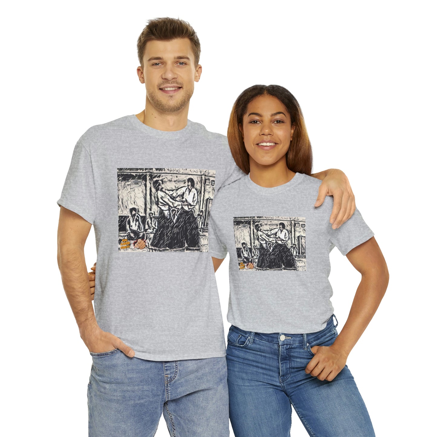 Aikido Inkify Style - Unisex Heavy Cotton Tee