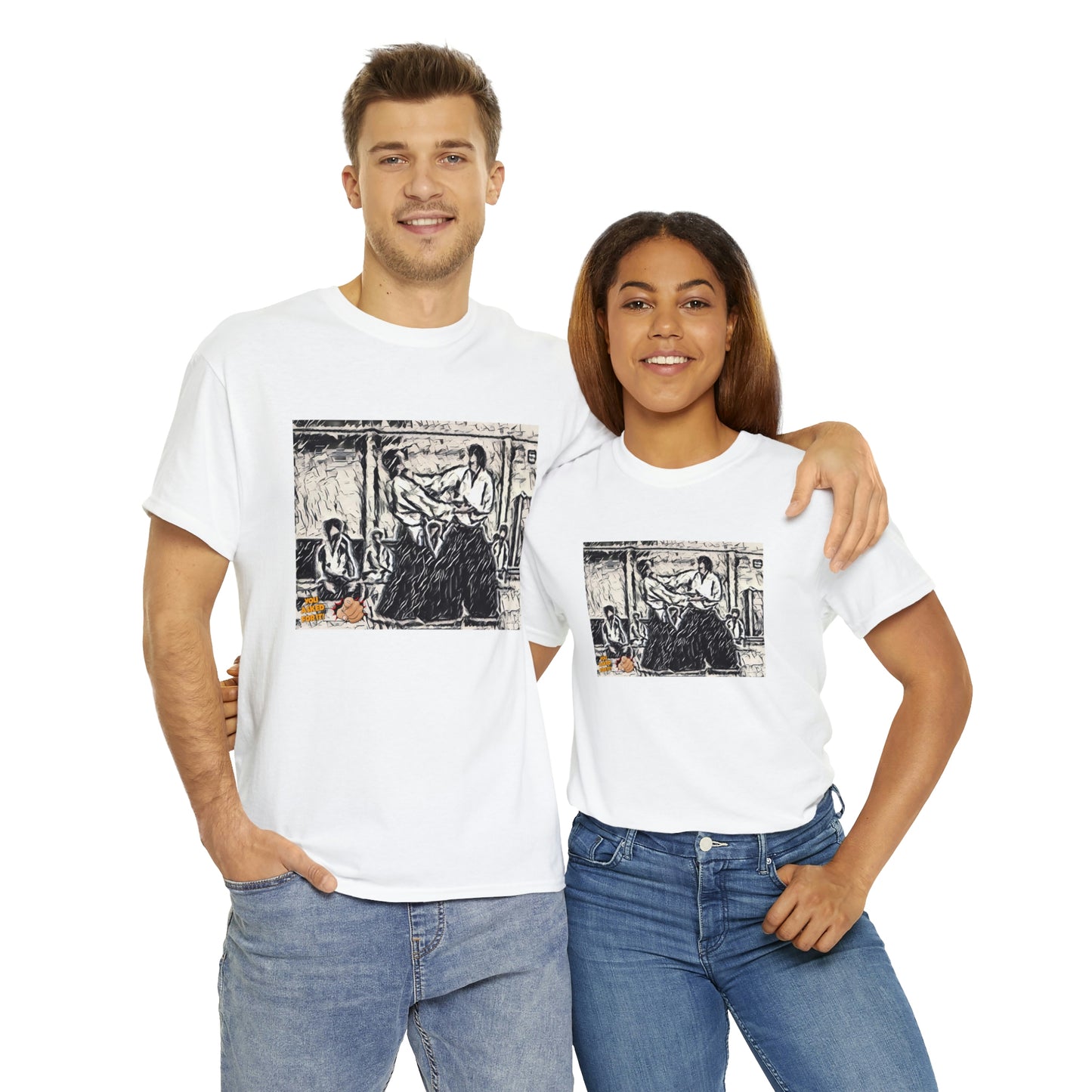 Aikido Inkify Style - Unisex Heavy Cotton Tee