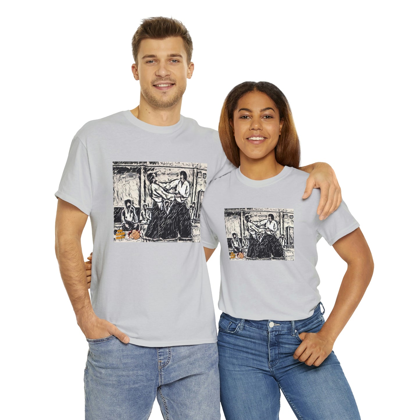Aikido Inkify Style - Unisex Heavy Cotton Tee