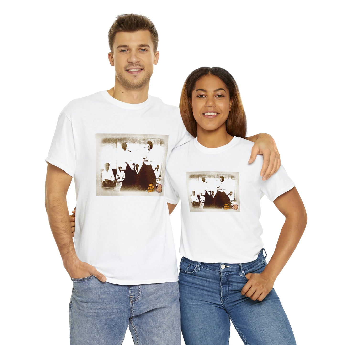 Aikido Old Photo Style - Unisex Heavy Cotton Tee