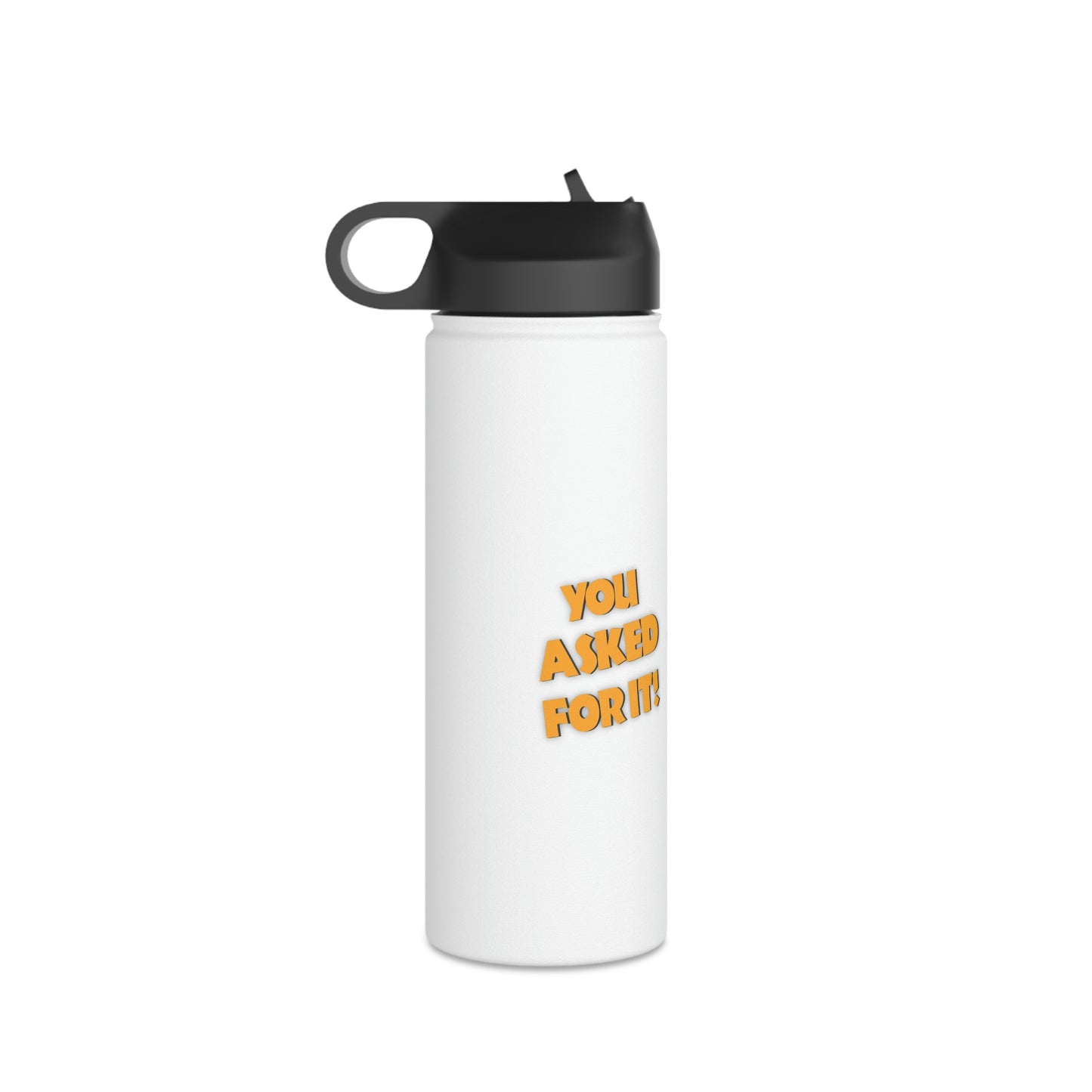 YAFI Logo - Stainless Steel Water Bottle, Standard Lid