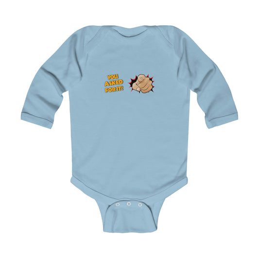 YAFI Logo - Infant Long Sleeve Bodysuit Front & Back