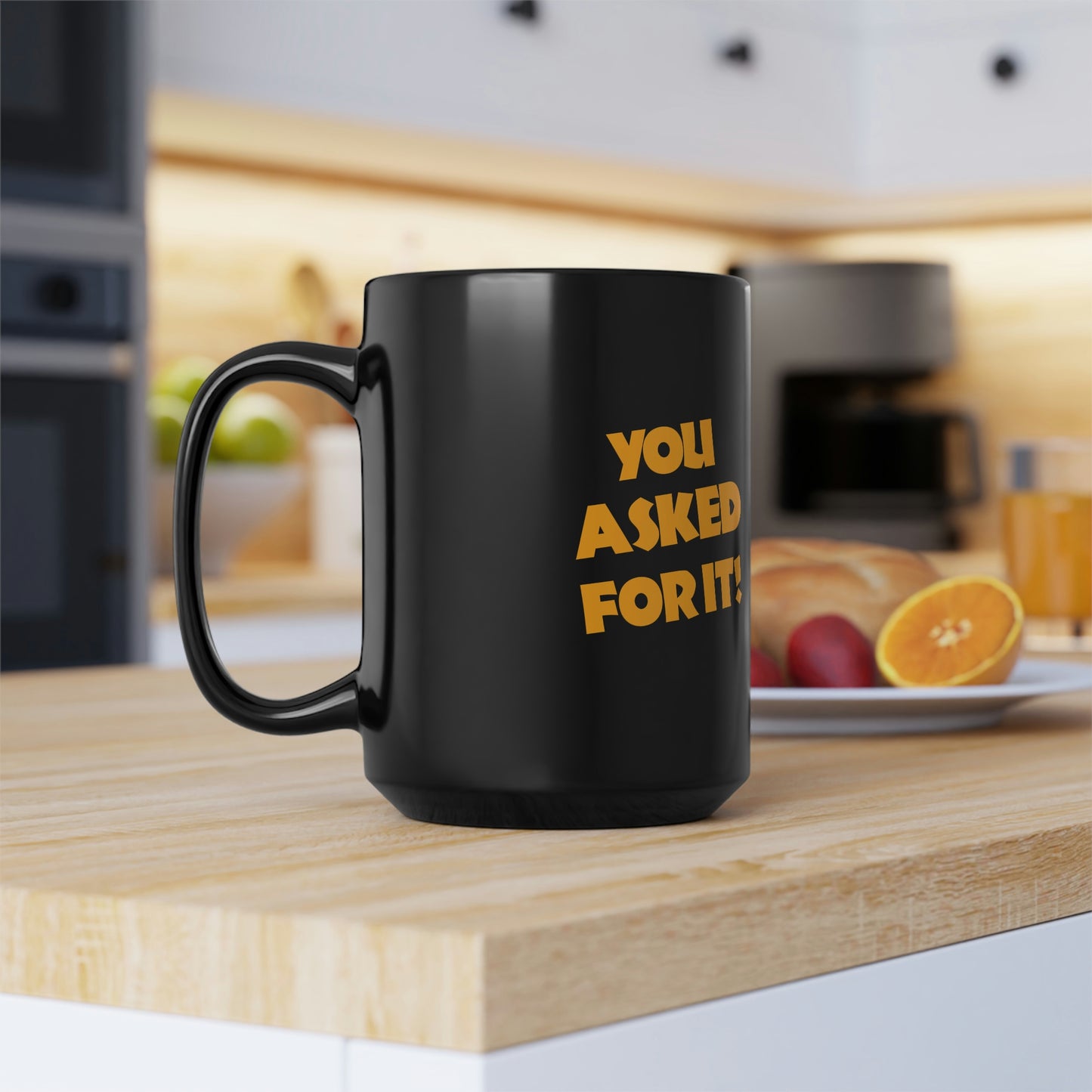 Black Mug, 15oz