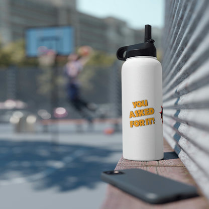 YAFI Logo - Stainless Steel Water Bottle, Standard Lid