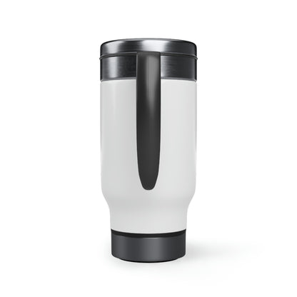 YAFI Logo - Stainless Steel Travel Mug with Handle, 14oz