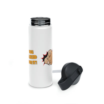 YAFI Logo - Stainless Steel Water Bottle, Standard Lid