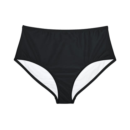 YAFI Logo - High-Waist Hipster Bikini Bottom (AOP)