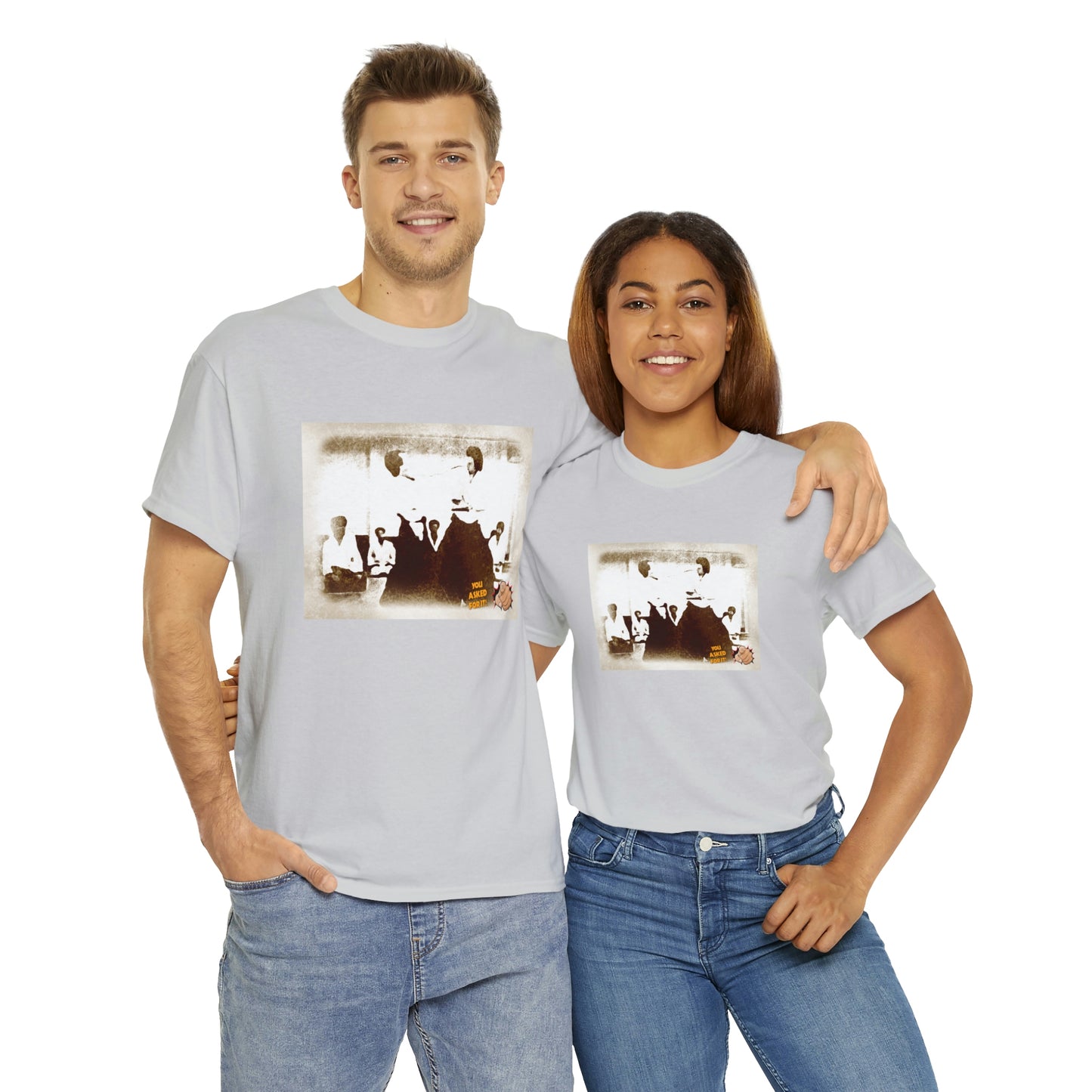 Aikido Old Photo Style - Unisex Heavy Cotton Tee
