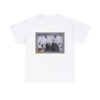 Aikido Stencil Style - Unisex Heavy Cotton Tee