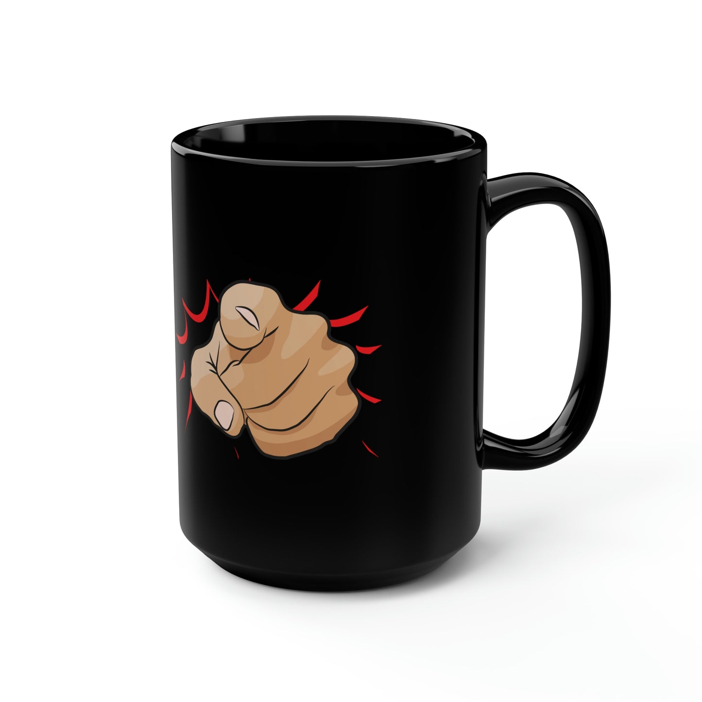 Black Mug, 15oz