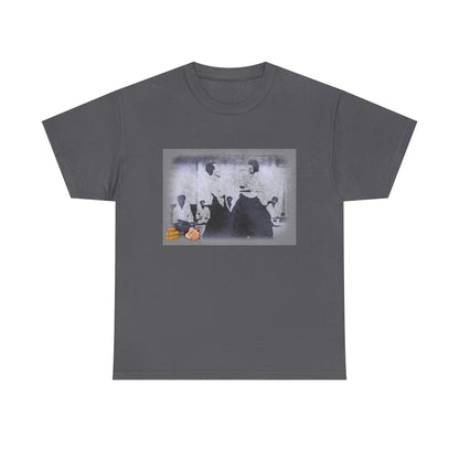 Aikido Stencil Style - Unisex Heavy Cotton Tee