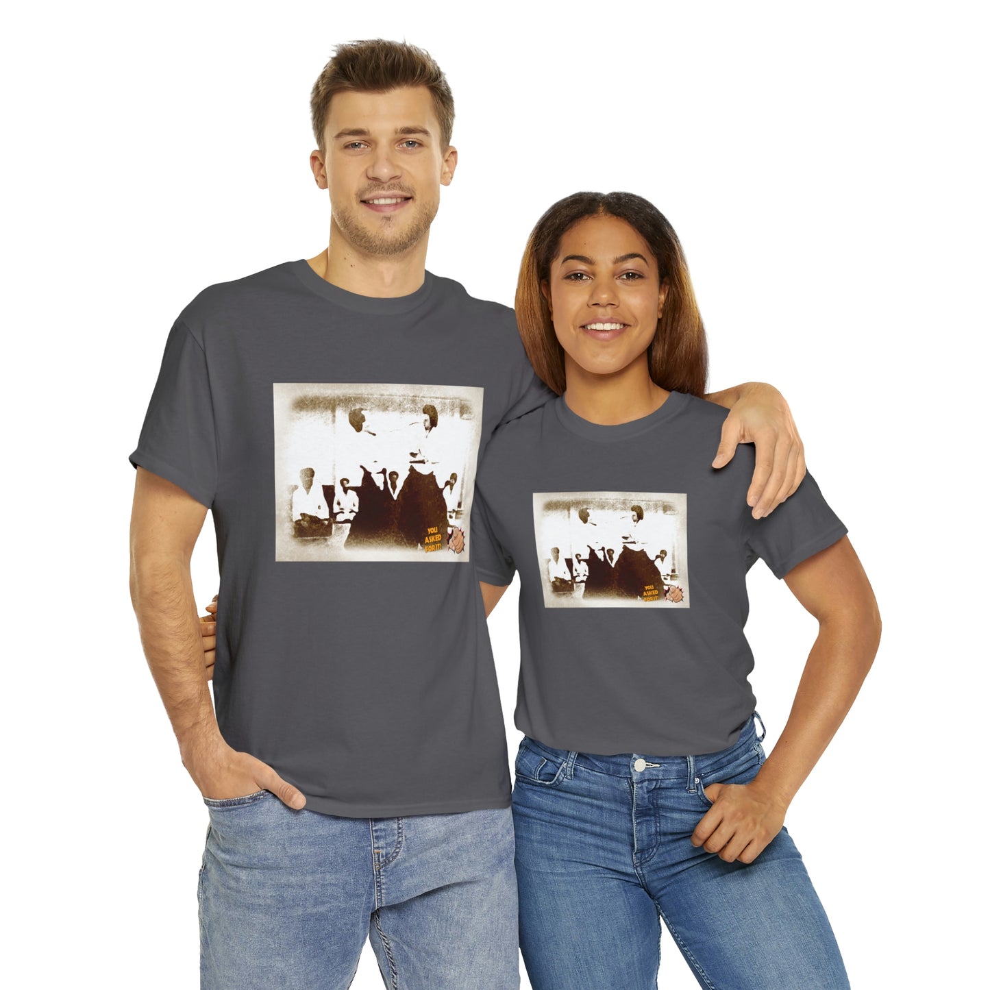 Aikido Old Photo Style - Unisex Heavy Cotton Tee