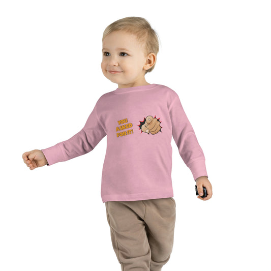 YAFI - Logo - Toddler Long Sleeve Tee Front & Back