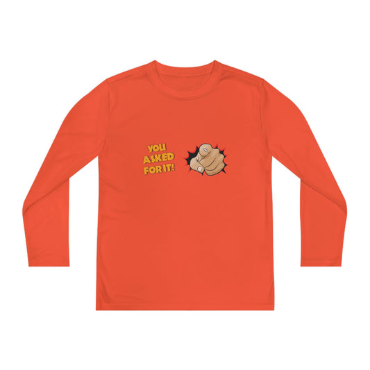 YAFI Logo - Youth Long Sleeve Competitor Tee Front & Back